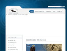 Tablet Screenshot of discoverthejames.com